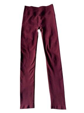 Gymreapers Women's Sz S Legacy Halo Leggings in Wine Burgundy